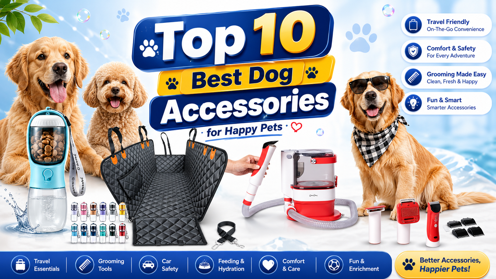 Top 10 Best Dog Accessories for Happy Pets