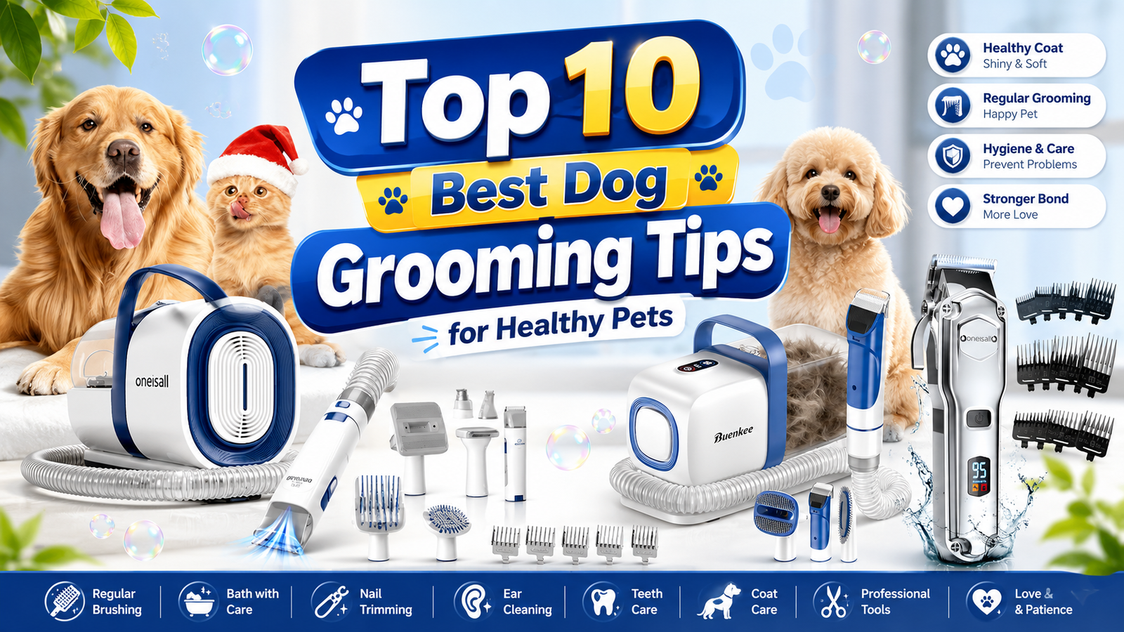 Top 10 Best Dog Grooming Tips for Healthy Pets